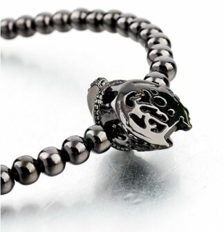 Royal Gladiator Bracelet (Black-Metallic)