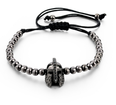 Royal Gladiator Bracelet (Black-Metallic)