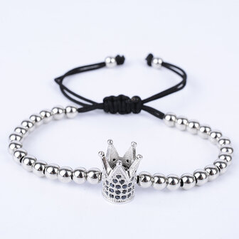 Royal Crown Bracelet (Silver)