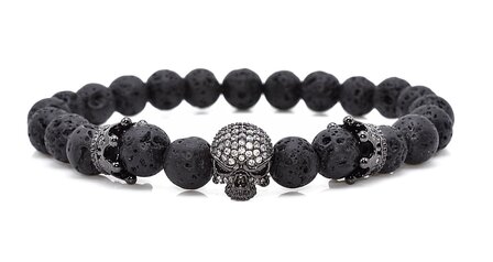 Royal Luxury Skull Bracelet (black)