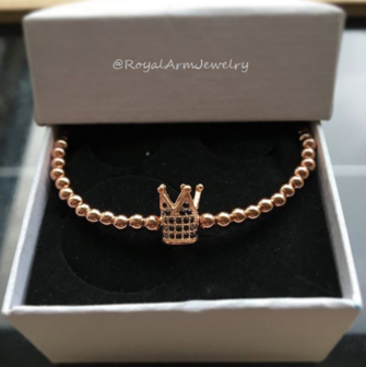 Royal Crown Bracelet (pink)