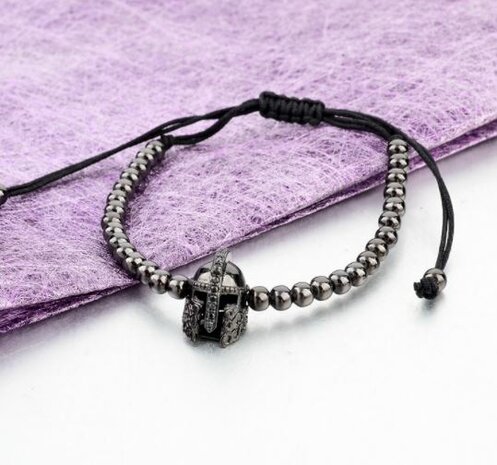 Royal Gladiator Bracelet (Black-Metallic)