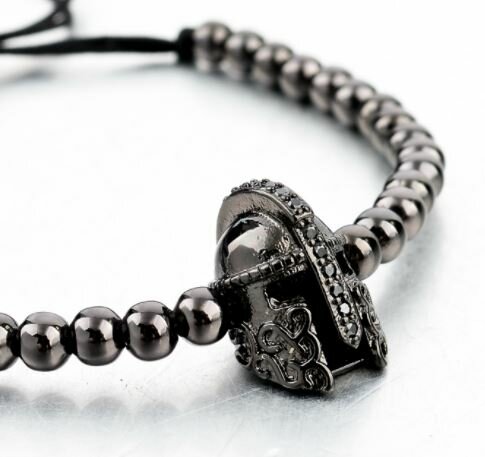 Royal Gladiator Bracelet (Black-Metallic)