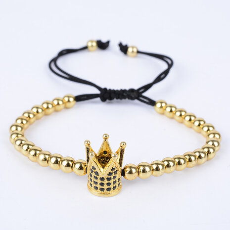 Royal Crown Bracelet (Gold)