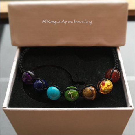 Royal Chakra Bracelet (Multiple Colors)